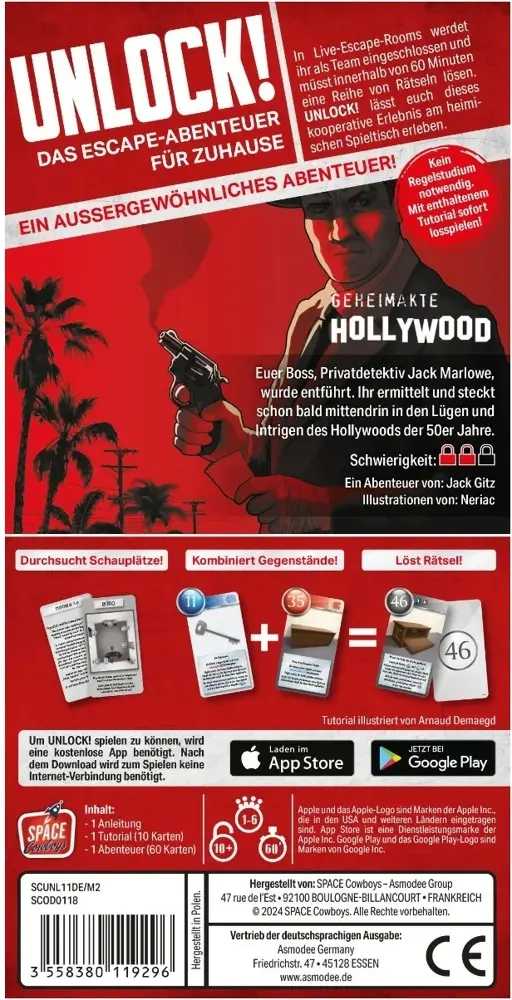 Unlock! - Extraordinary Adventures - Geheimakte Hollywood (Einzelszenario) - DE