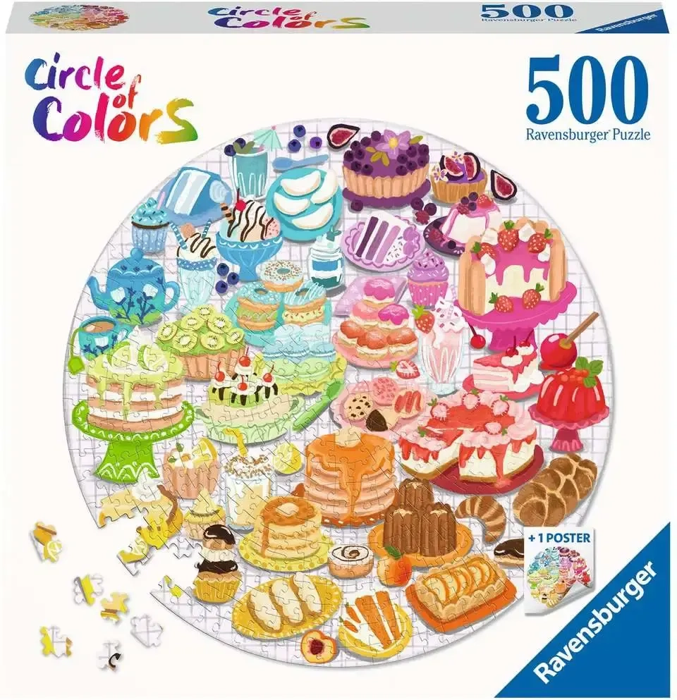 Puzzle Circle of Colors Desserts