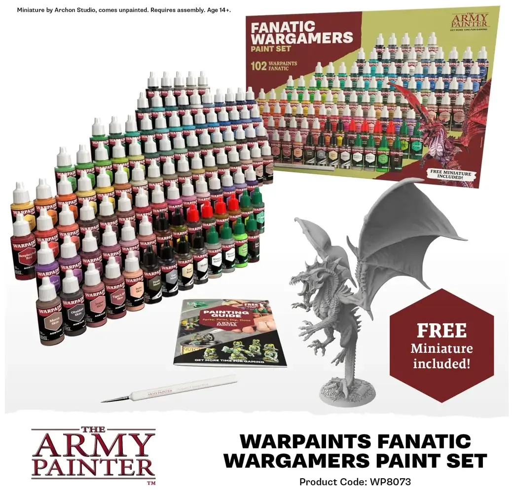 Army Painter – Warpaints Fanatic Wargamers Paint Set