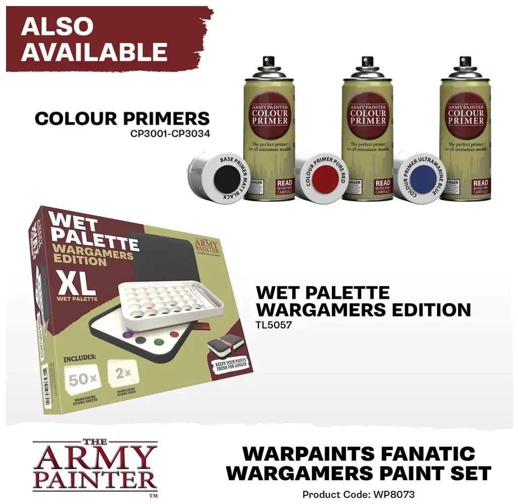 Army Painter – Warpaints Fanatic Wargamers Paint Set