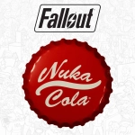 Fallout Nuka-Cola Bottle Cap Tin Sign