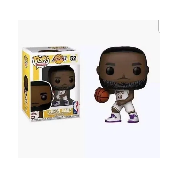 Funko POP! NBA: Lakers - Lebron James (White Uniform) Vinyl Figure 10cm