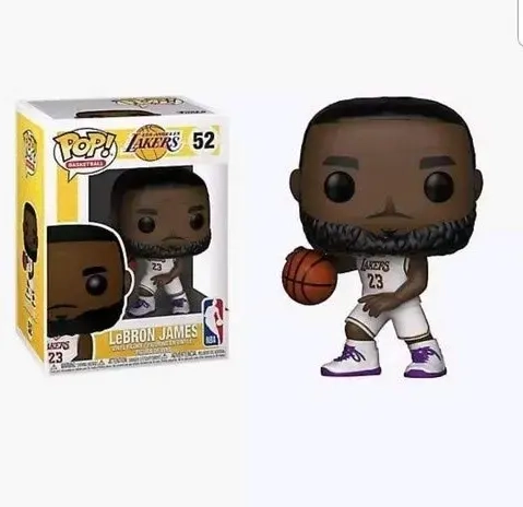 Funko POP! NBA: Lakers - Lebron James (White Uniform) Vinyl Figure 10cm