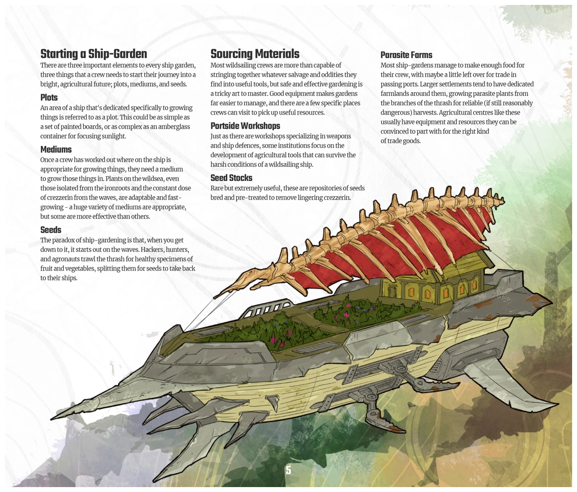 The Wildsea RPG Ship Gardens - Expansion - EN