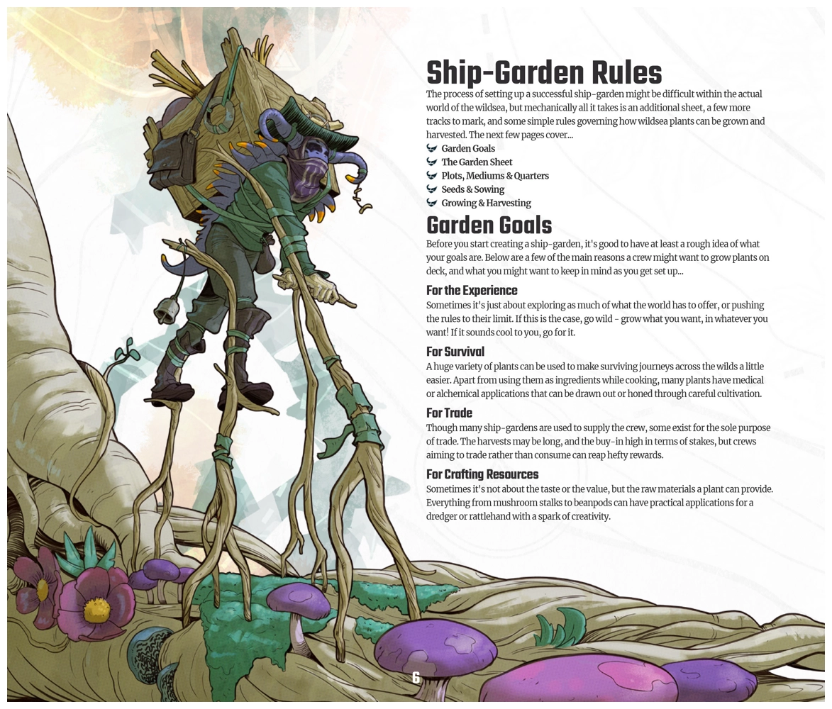 The Wildsea RPG Ship Gardens - Expansion - EN