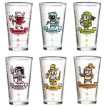 Heroes of Barcadia - Pint Glass Set (6x)