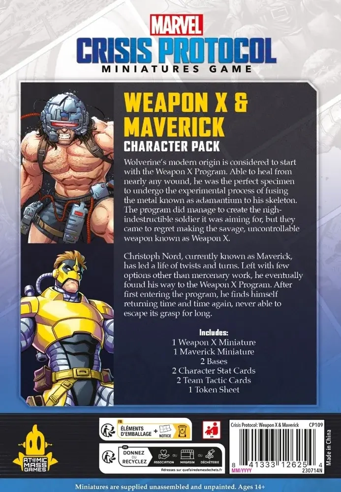 Marvel: Crisis Protocol – Weapon X & Maverick