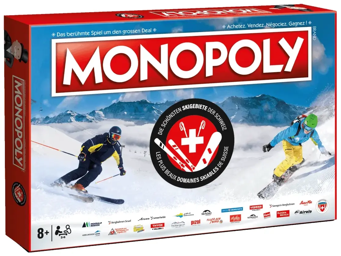 Monopoly - Die schönsten Skigebiete der Schweiz / Les plus beaux Domaines Skiables de Suisse