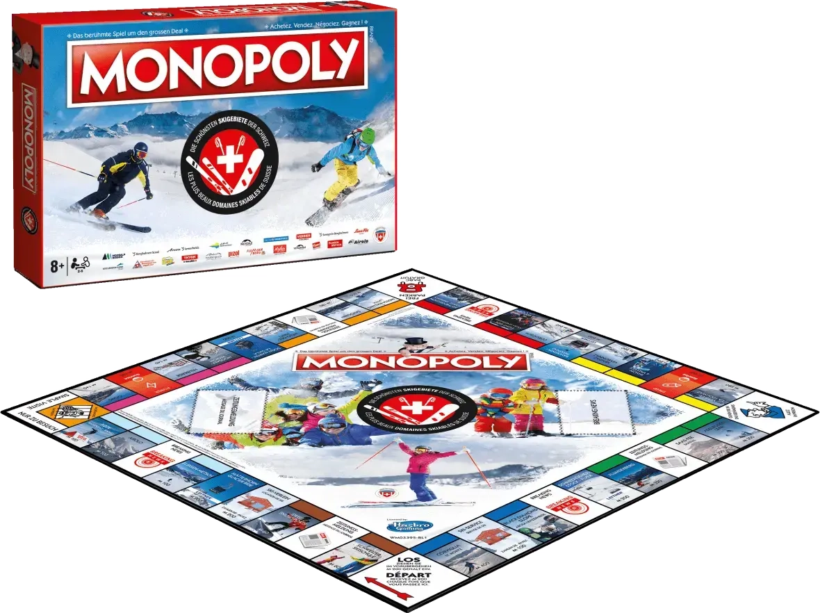 Monopoly - Die schönsten Skigebiete der Schweiz / Les plus beaux Domaines Skiables de Suisse