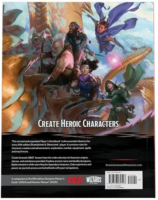 Dungeons & Dragons RPG - Player's Handbook 2024 - EN