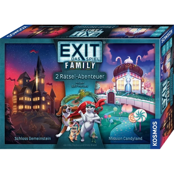 EXIT – Das Spiel Family: Schloss Gemeinstein/Mission Candyland