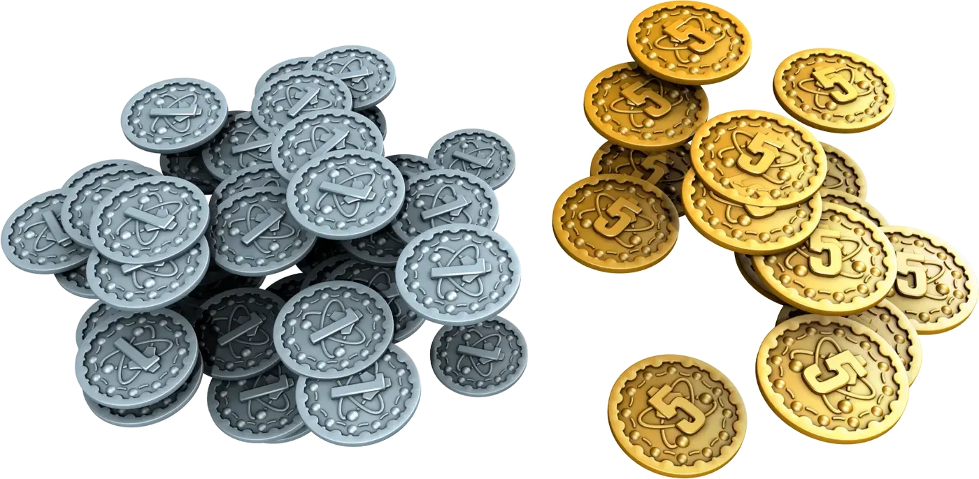 Nucleum Metal Coins