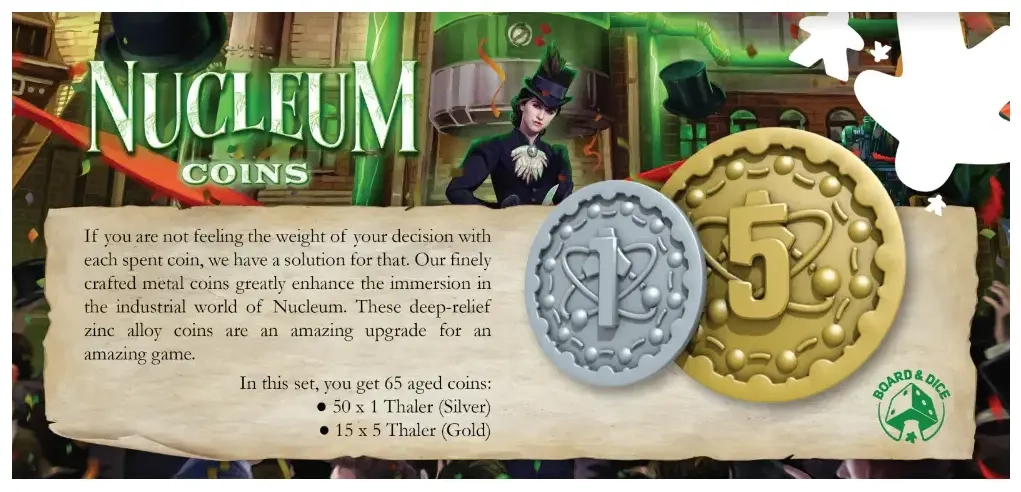 Nucleum Metal Coins