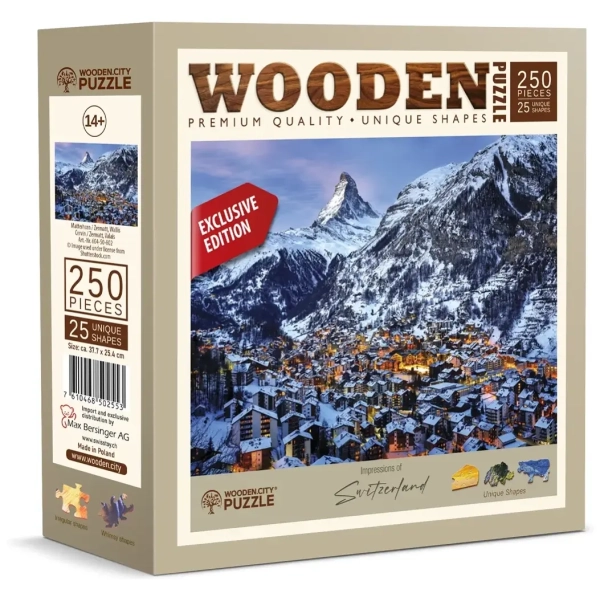 Holzpuzzle - CH Matterhorn