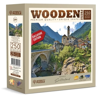 Holzpuzzle - CH Val Verzasca