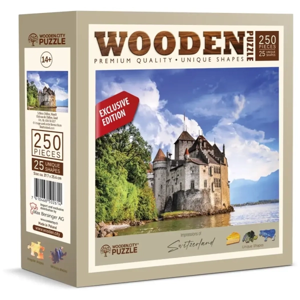 Holzpuzzle - CH Schloss Chillon