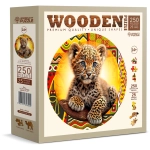 Holzpuzzle - Cute Little Leopard