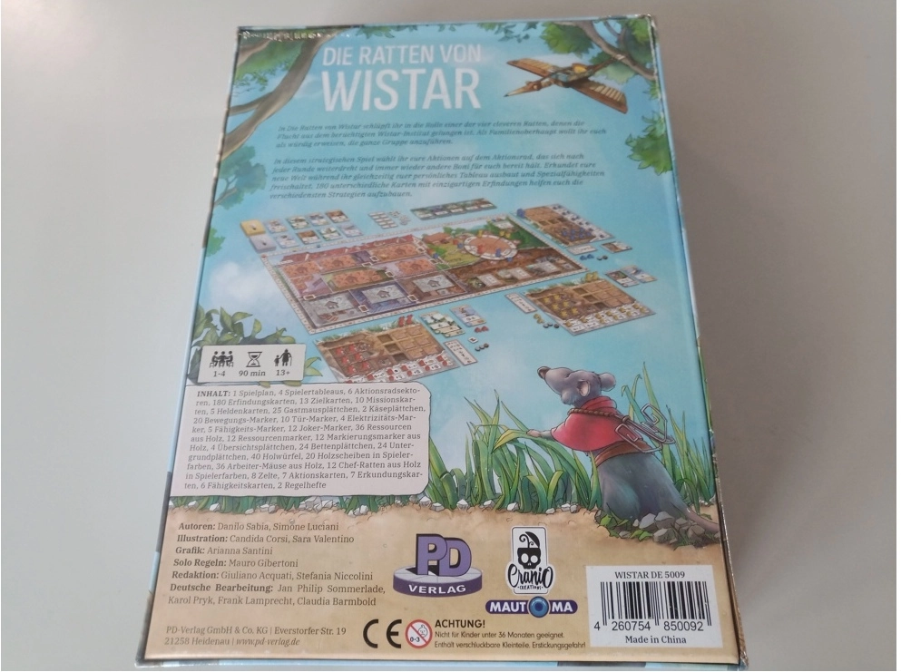 Die Ratten von Wistar (Defekte Verpackung)