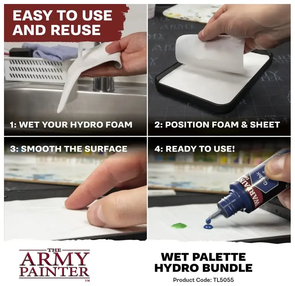 Army Painter Wet Palette Hydro Bundle