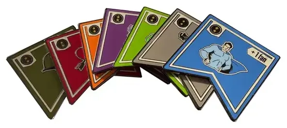 Age of Comics Enamel Mastery Tokens (7) - EN