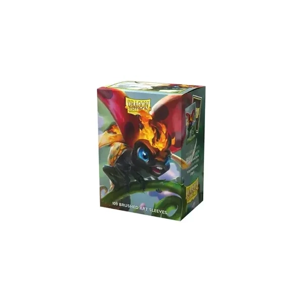 Dragon Shield Standard size Brushed Art Sleeves - The Burnbug (100 Sleeves)