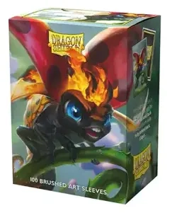 Dragon Shield Standard size Brushed Art Sleeves - The Burnbug (100 Sleeves)