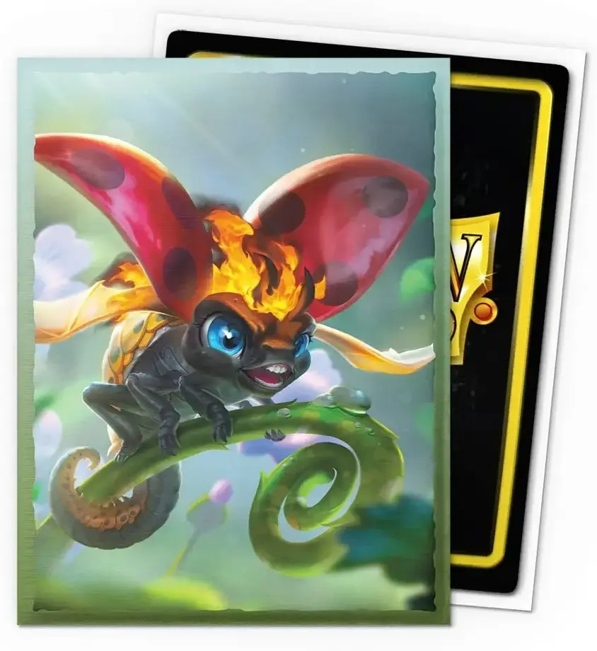 Dragon Shield Standard size Brushed Art Sleeves - The Burnbug (100 Sleeves)