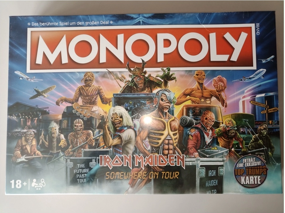 Monopoly - Iron Maiden (Defekte Verpackung)