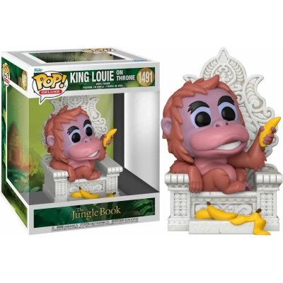 Funko POP! - Deluxe-Jungle Book - King Louie on Throne 13cm