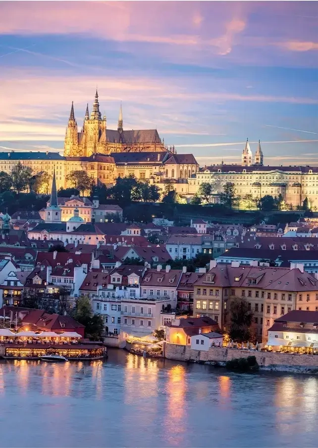 Historisches Viertel von Prag (Glow in the Dark)