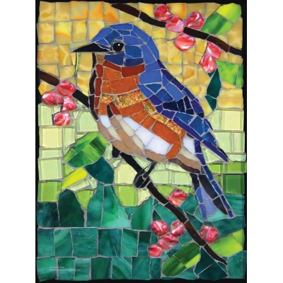 Stained Glass Bluebird - Cynthie Fisher