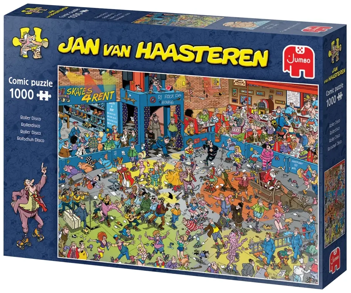 Rollschuh Disco - Jan van Haasteren