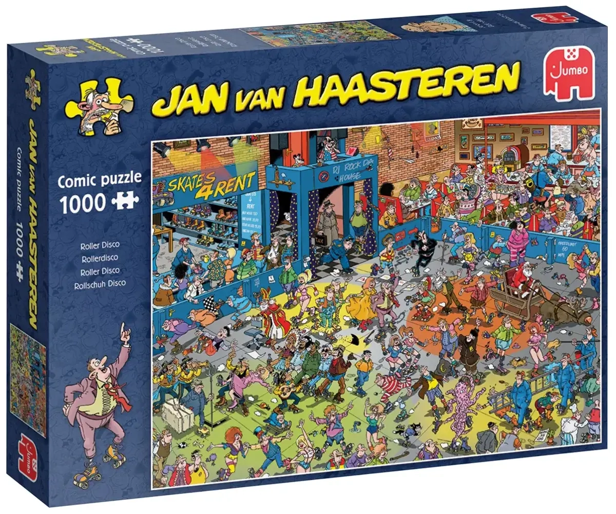 Rollschuh Disco - Jan van Haasteren