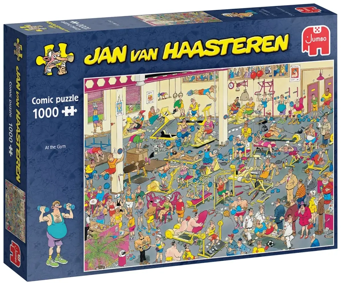 At the Gym - Jan van Haasteren