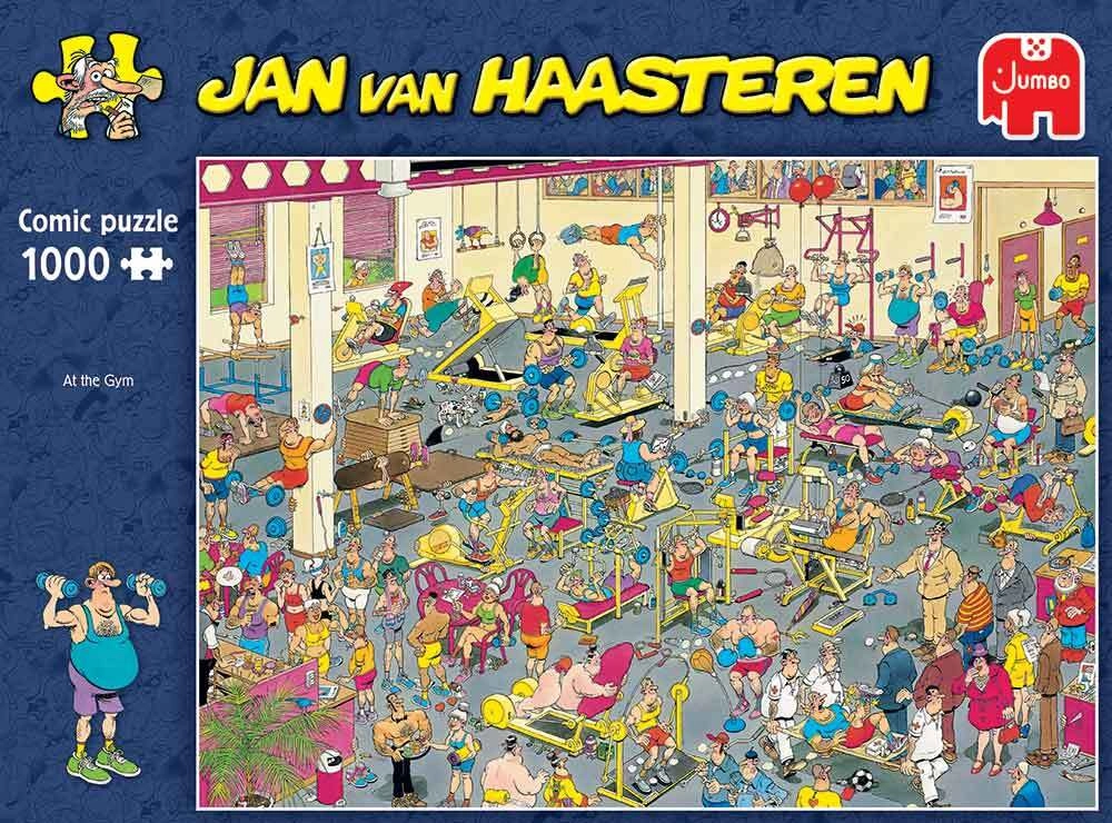 At the Gym - Jan van Haasteren