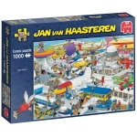 Busy Airport - Jan van Haasteren