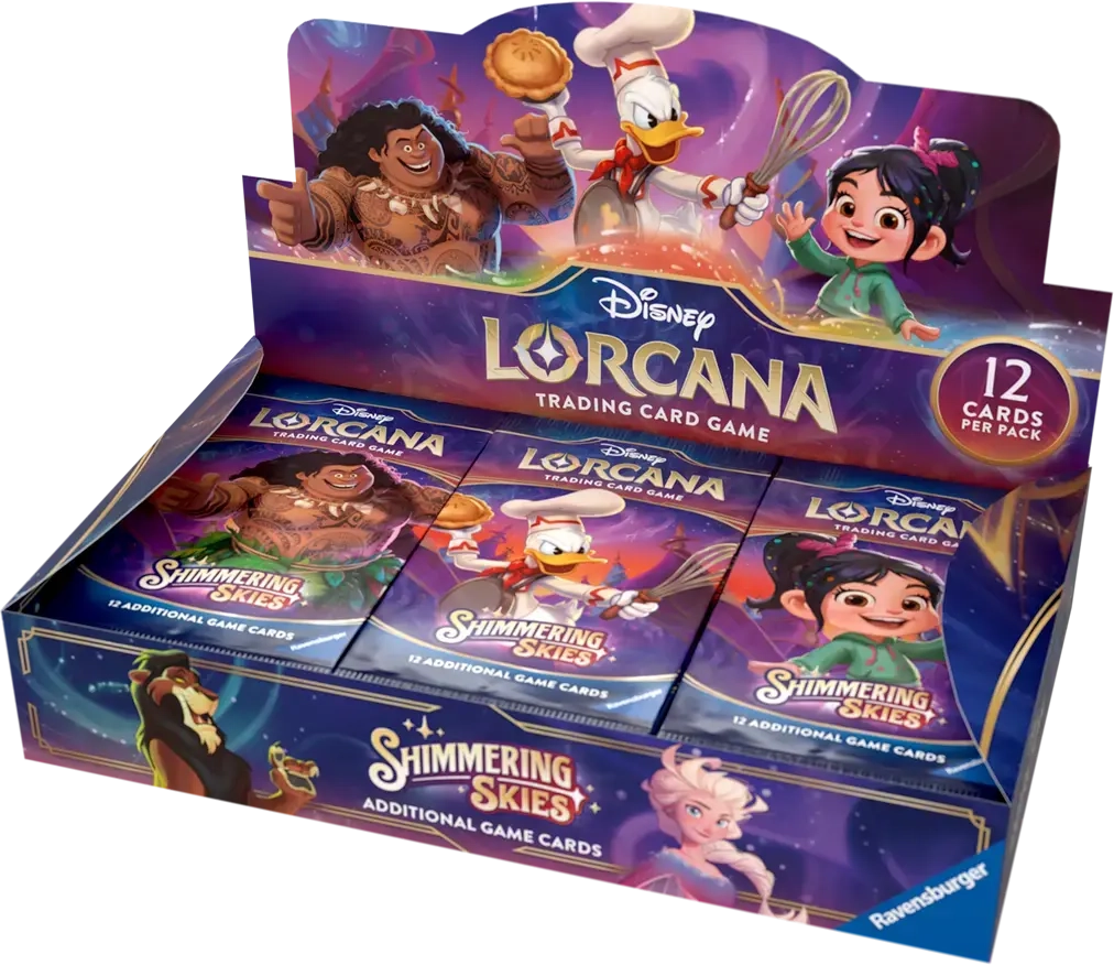 Disney Lorcana Set 5 - Shimmering Skies - Booster Display (24 Packs) - EN