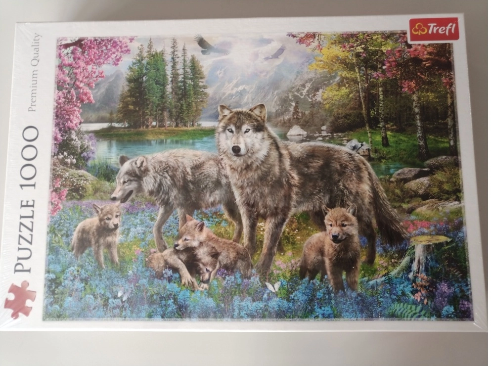 Wolfsfamilie (Defekte Verpackung)