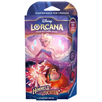 Disney Lorcana Set 5 - Himmelsleuchten Starter Deck 2 (Amethyst & Rubin) - DE