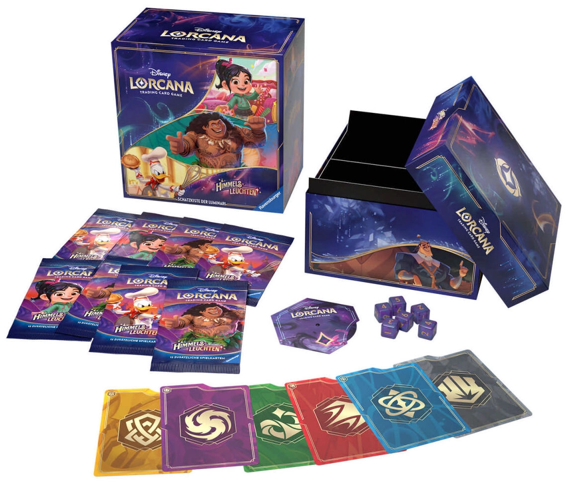 Disney Lorcana Set 5 - Himmelsleuchten - Schatzkiste der Luminari Pack - DE