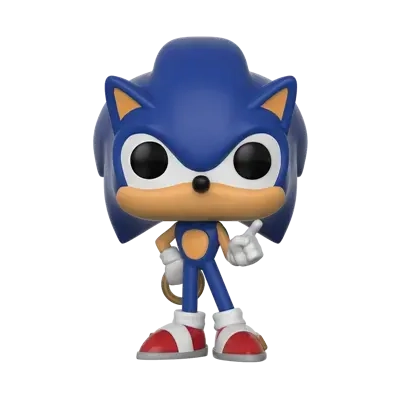 Funko POP! Games: Sonic - Sonic with Ring Vinyl Figur 10cm