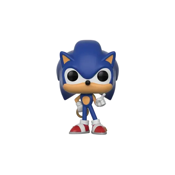 Funko POP! Games: Sonic - Sonic with Ring Vinyl Figur 10cm