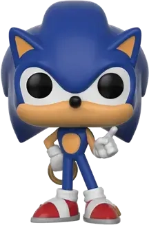 Funko POP! Games: Sonic - Sonic with Ring Vinyl Figur 10cm