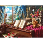 Grand Piano Cat