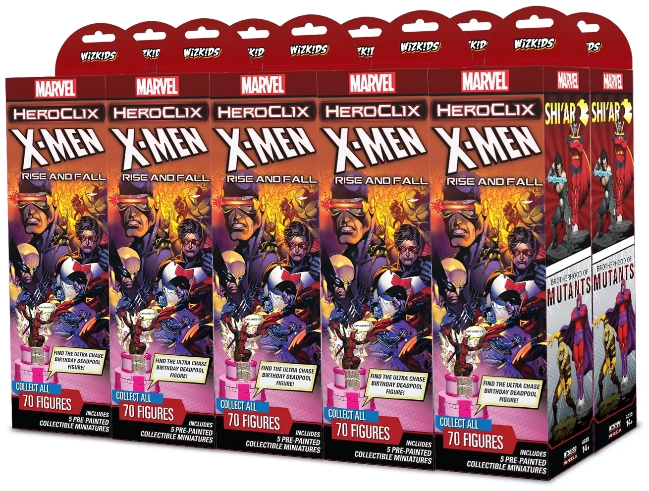 Marvel HeroClix: X-Men Rise and Fall Booster Brick (10) - EN