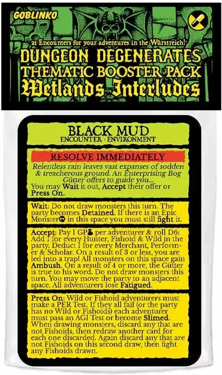 Dungeon Degenerates: Wetlands Interludes booster - EN