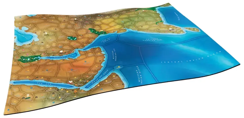 Mega Empires: Deluxe Game Mat - The East - EN