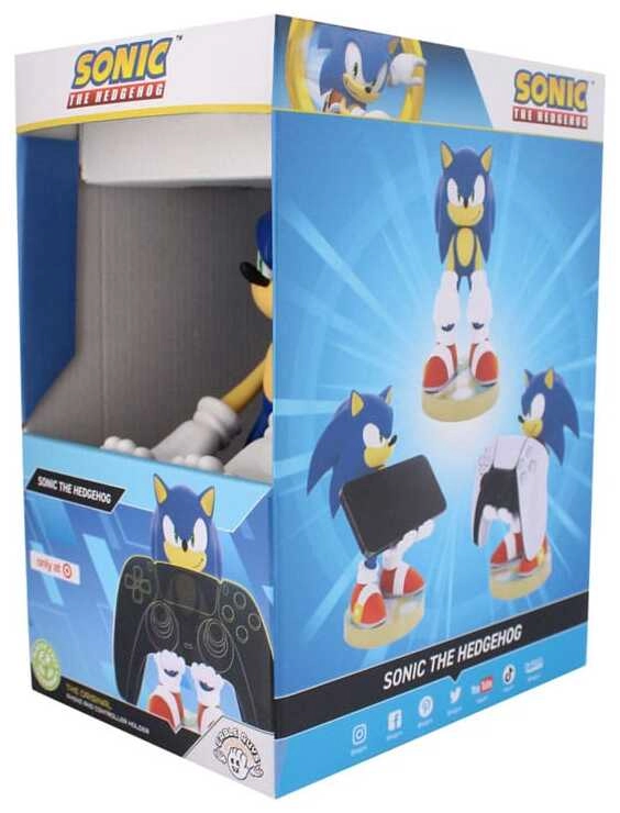 Sonic the Hedgehog Cable Guys Lade-Halter Sonic - 20cm