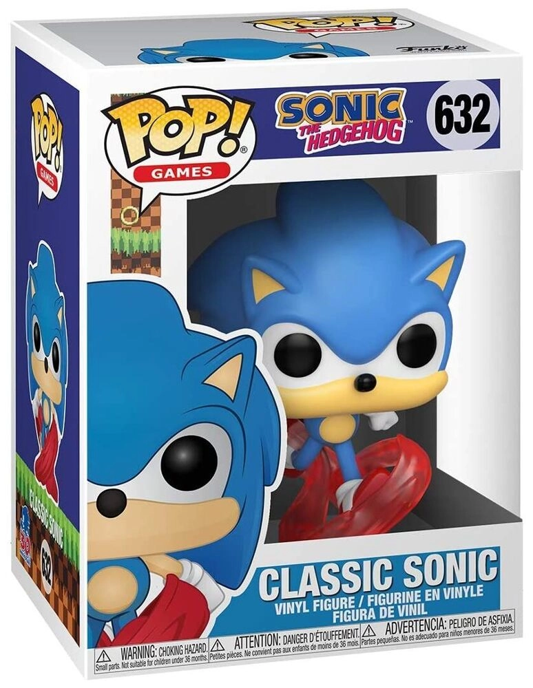 Funko POP! Sonic the Hedgehog Games Vinyl Figur Sonic 30th - Running Sonic - 9cm