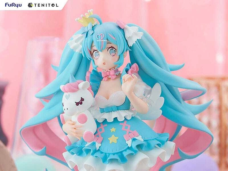 Hatsune Miku Tenitol PVC Statue Yumekawa Princess - 21cm